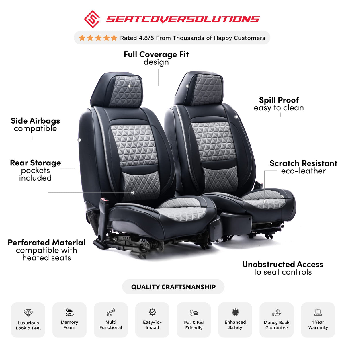 Luxury Seat Covers Kit