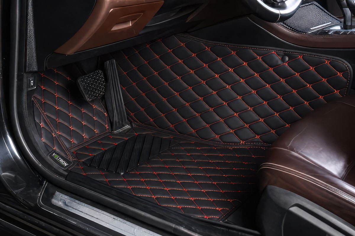 Black & Red Car Mats