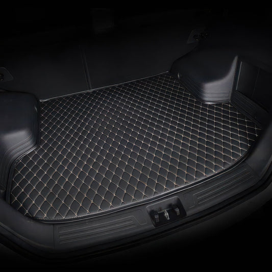 Black & Beige Car Boot Liners