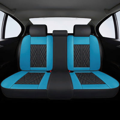 Black & Blue Car Seat Covers
