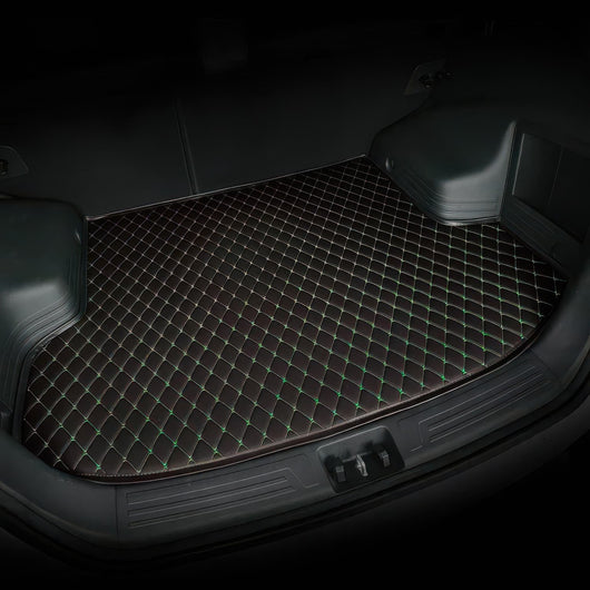 Black & Green Car Boot Liners