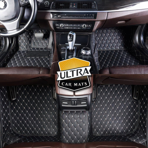 Black & White Car Mats