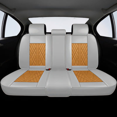 Brown & Gray Car Seat Covers