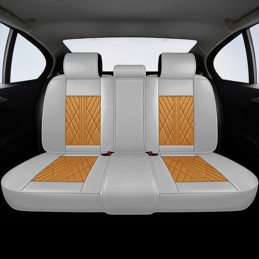 Brown & Gray Car Seat Covers