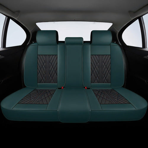 Green & Black Car Seat Covers