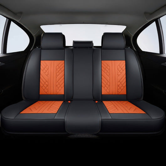 Orange & Black Car Seat Covers