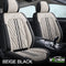Beige & Black Car Seat Covers