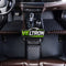 Black & Blue Car Mats