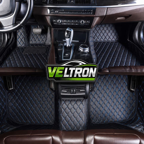 Black & Blue Car Mats