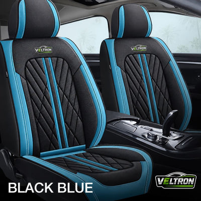 Black & Blue Car Seat Covers