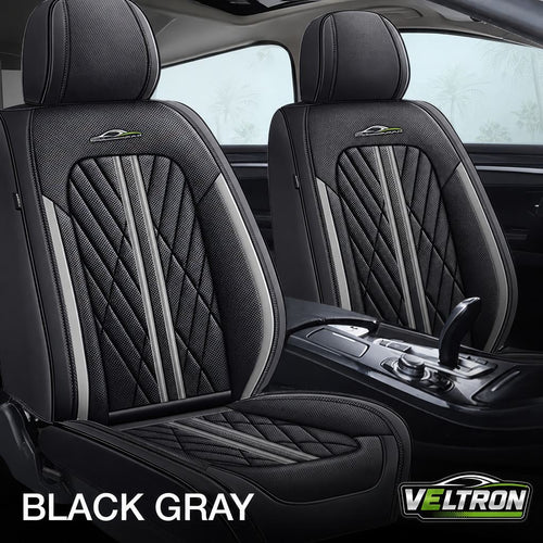 Black & Gray Car Seat Covers