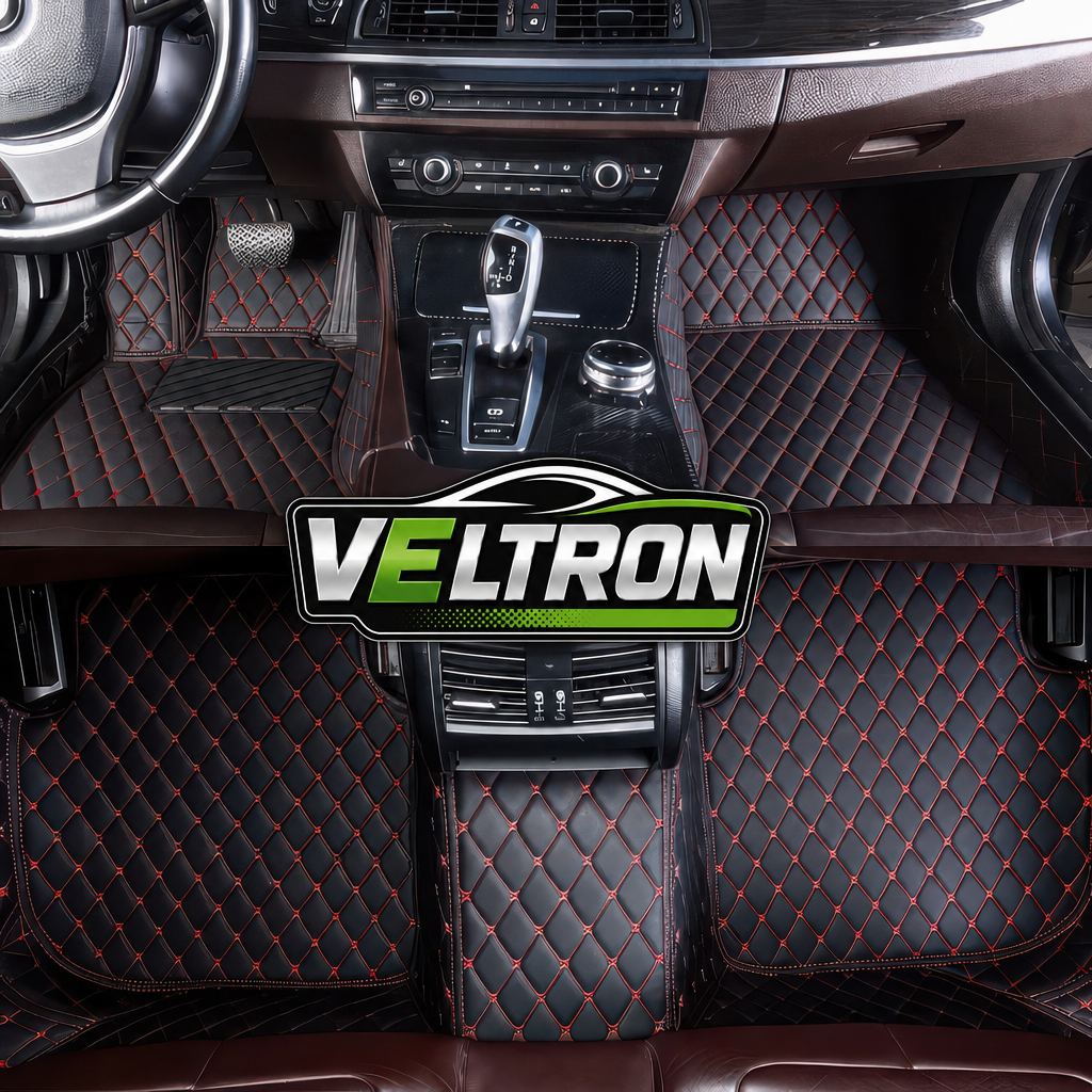 Black & Red Car Mats