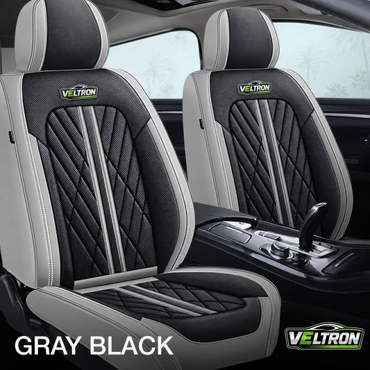 Gray & Black Car Seat Covers
