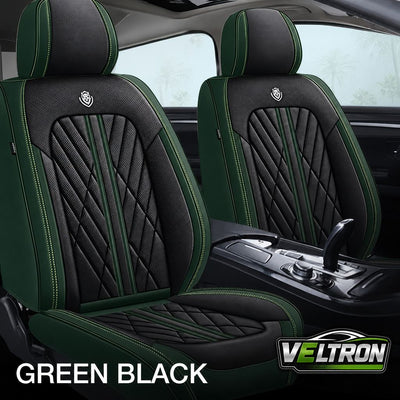 Green & Black Car Seat Covers