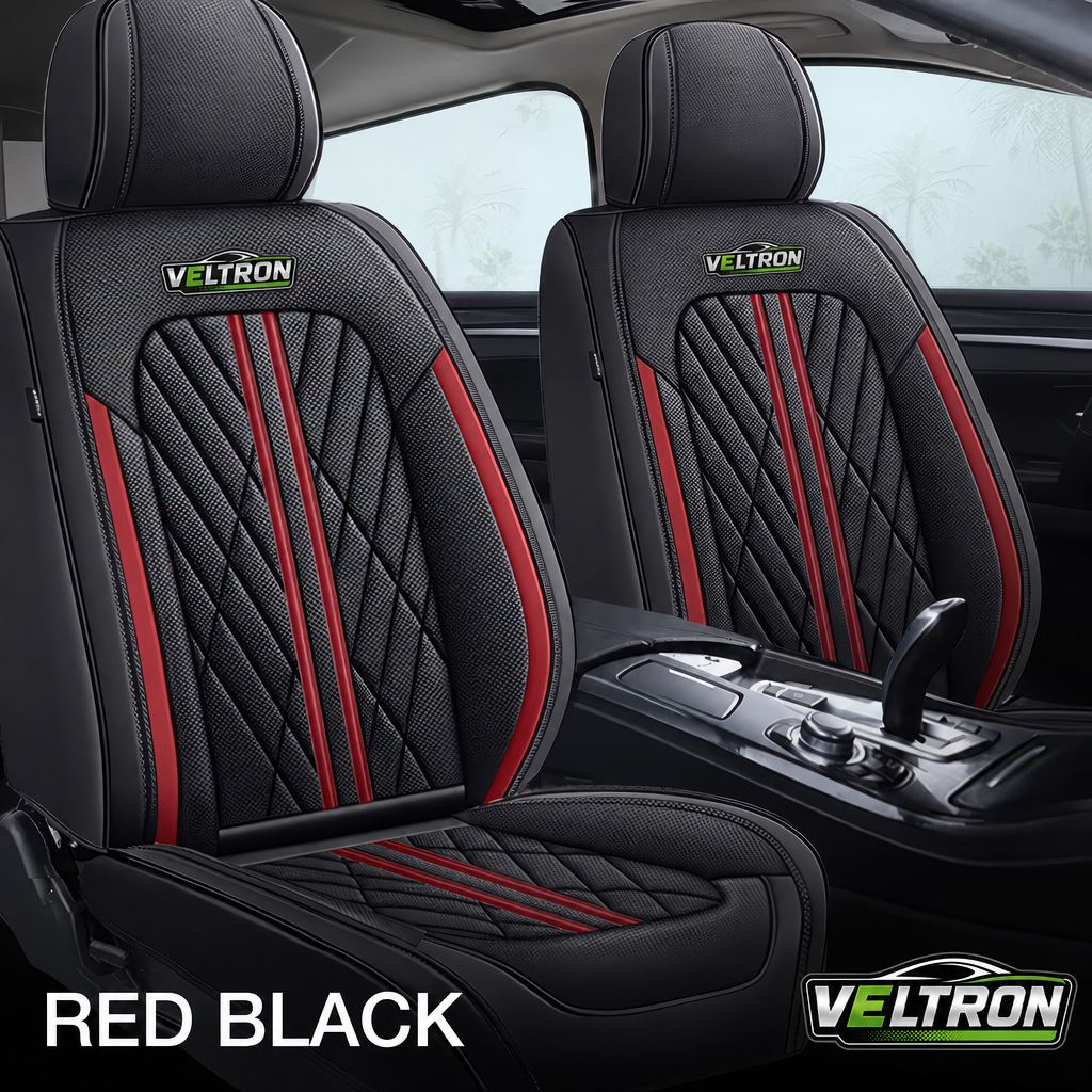 Red & Black Car Seat Covers